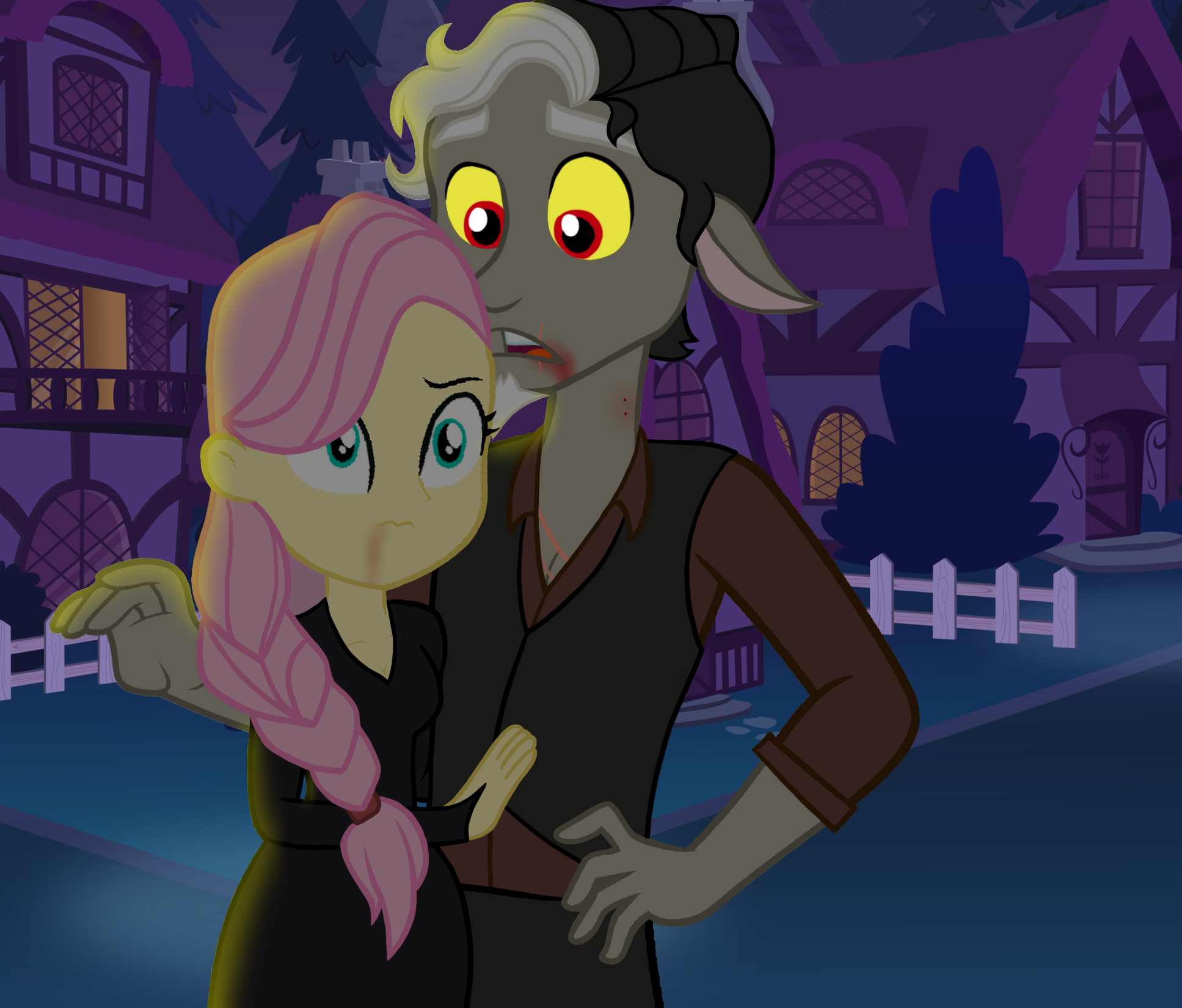 Fluttercord Deviantart Fluttercord Week Day 4~Halloween by MeadowlarkR on DeviantArt