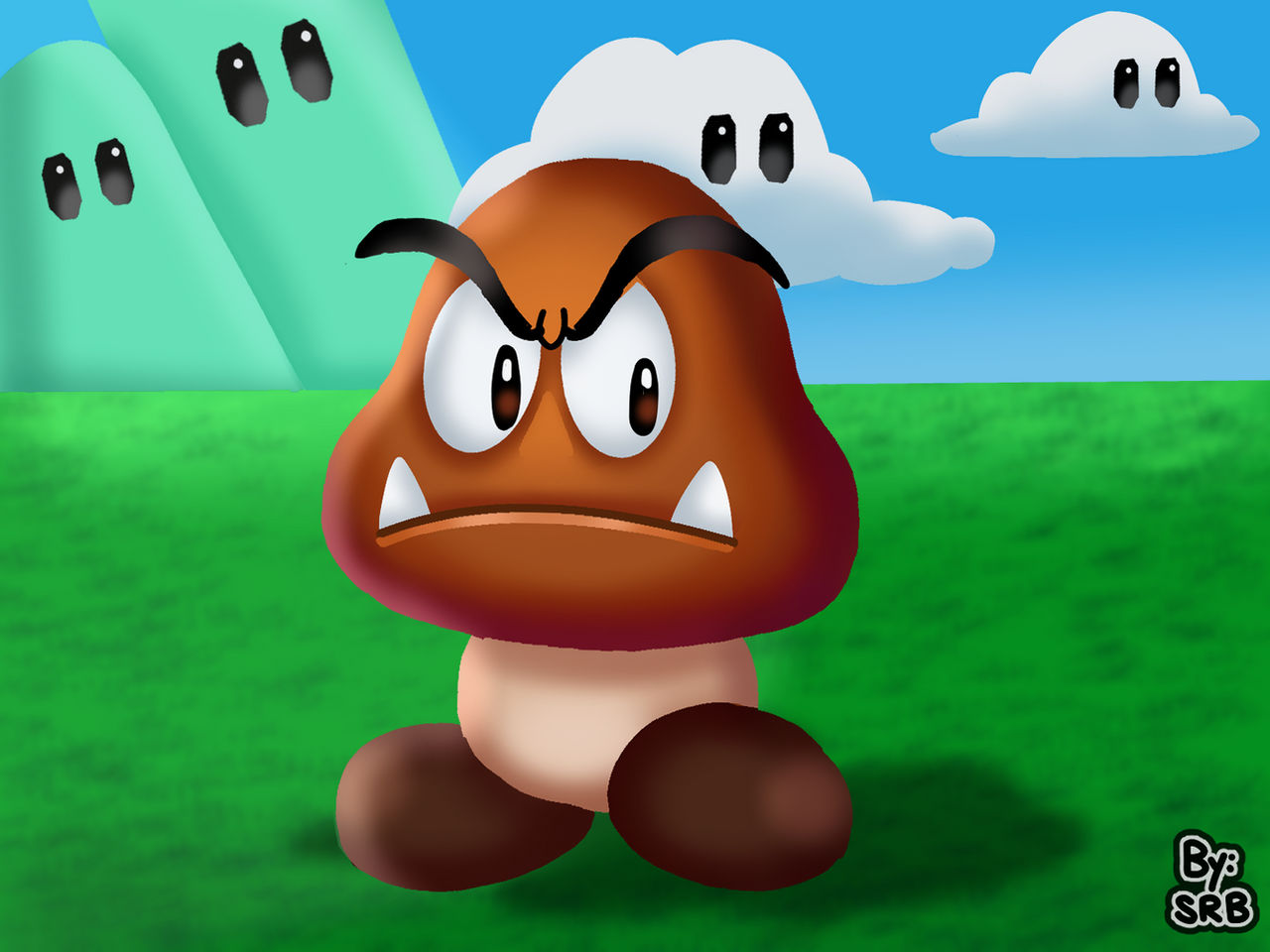 Goomba Rapper Picture Just A HD Goomba by SuperRobloxBros on DeviantArt