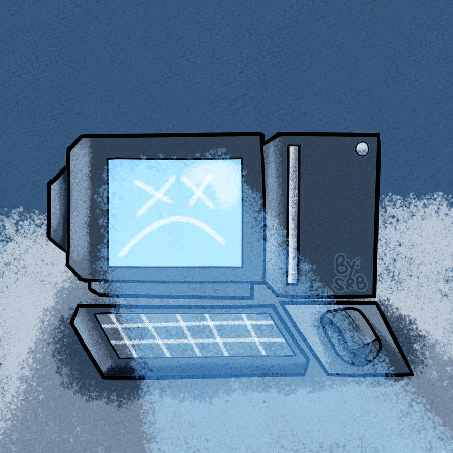 Crashed Computer by SuperRobloxBros on DeviantArt