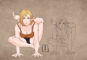 Practicing pose With My Ocs #37