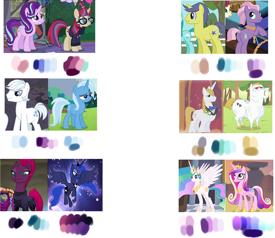 Mlp Custom Color Palette Commisson by 6-Fingers-Lover on DeviantArt