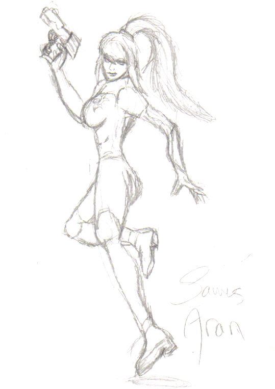 Zero Suit Samus sketch