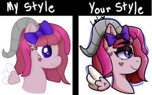 My Style Your Style Meme for OtakuChicky1 by LaughterLover