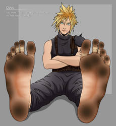 Cloud's feet!(dirty)