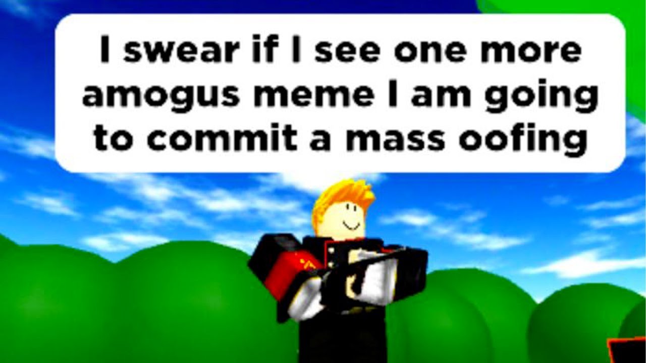 AMOGUS MEME - Roblox