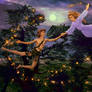 Peter Pan Flying With Wendy