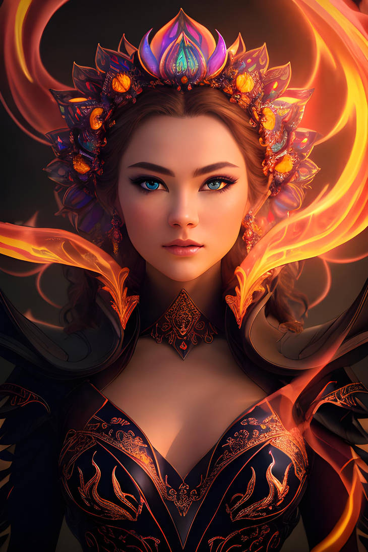 Flame princess by Akillehz on DeviantArt