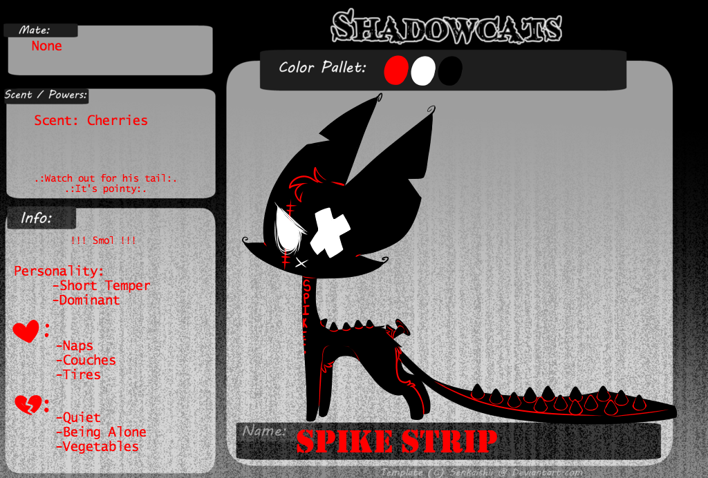 Spike Strip Reference Sheet