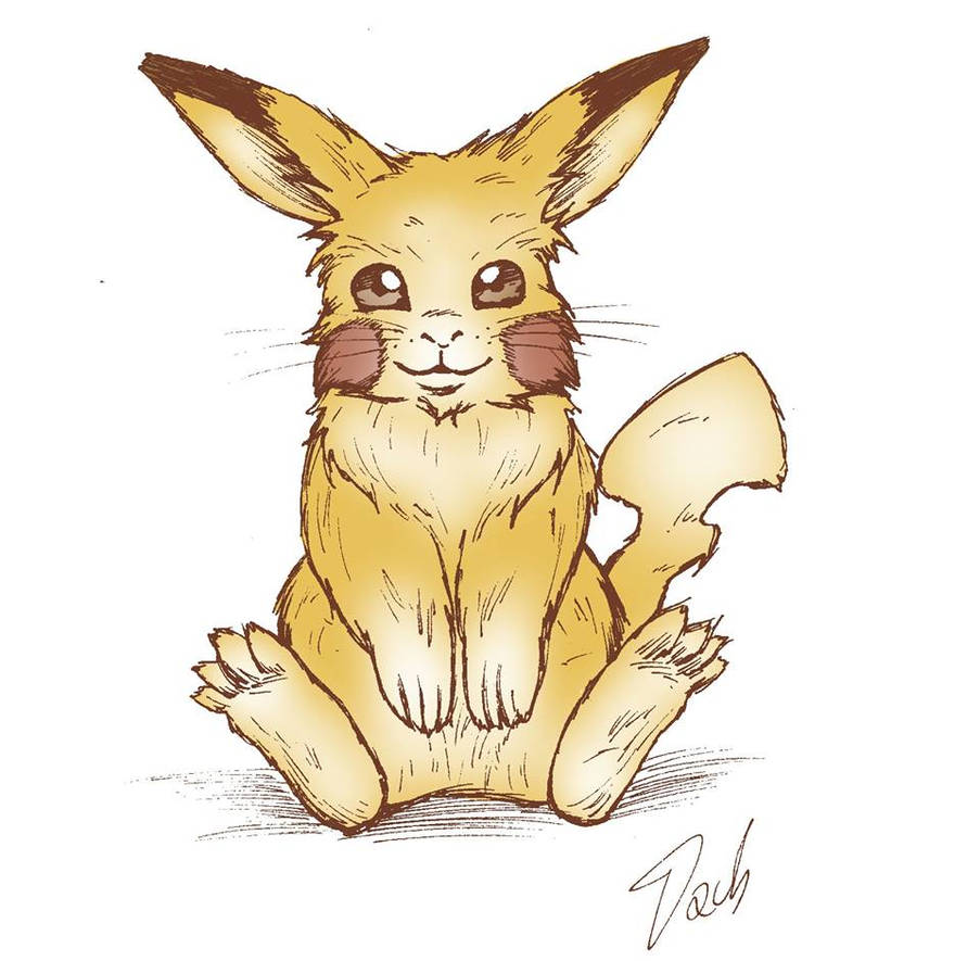 Rabbit Pikachu by Daub-Sadwatcher on DeviantArt