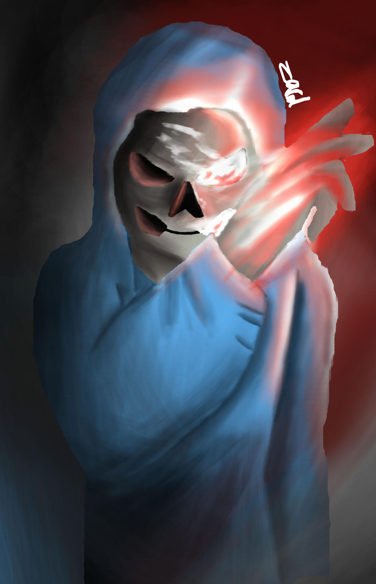 Skeleton guy colored by zardcraft on DeviantArt