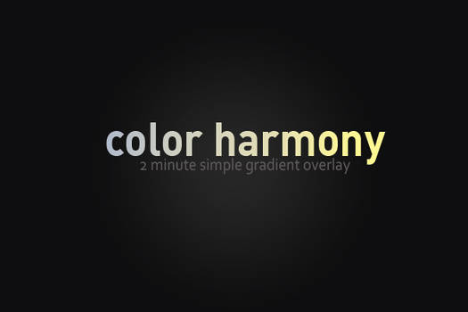 Harmony-gradient