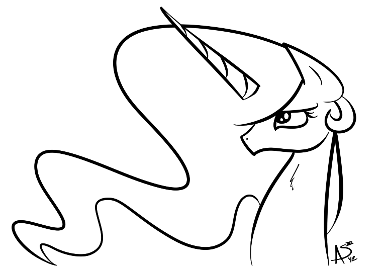 Morning Doodle: Celestia