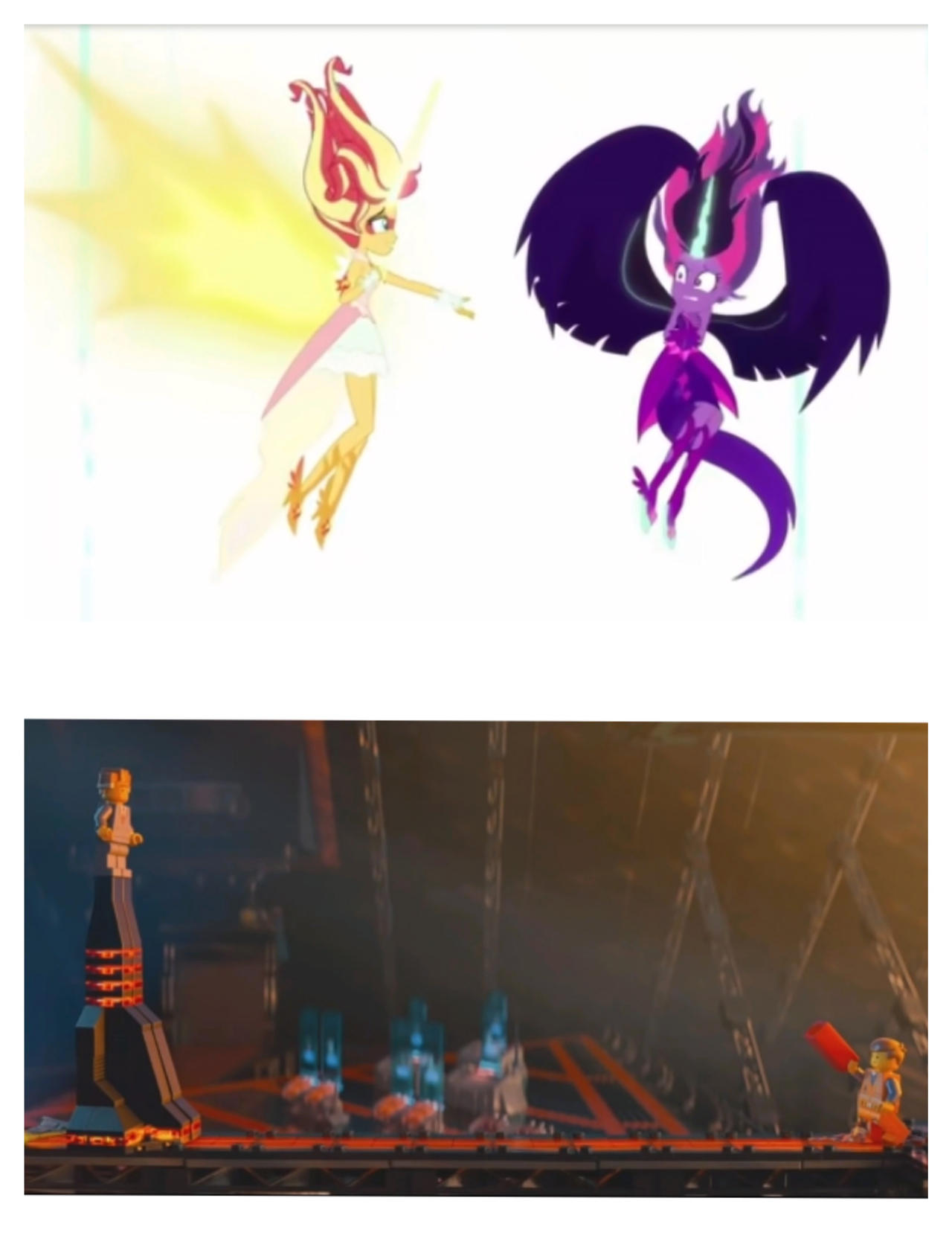 Mlp Comparisons Mlp Eg/Lego Movie comparison by Derincik on DeviantArt