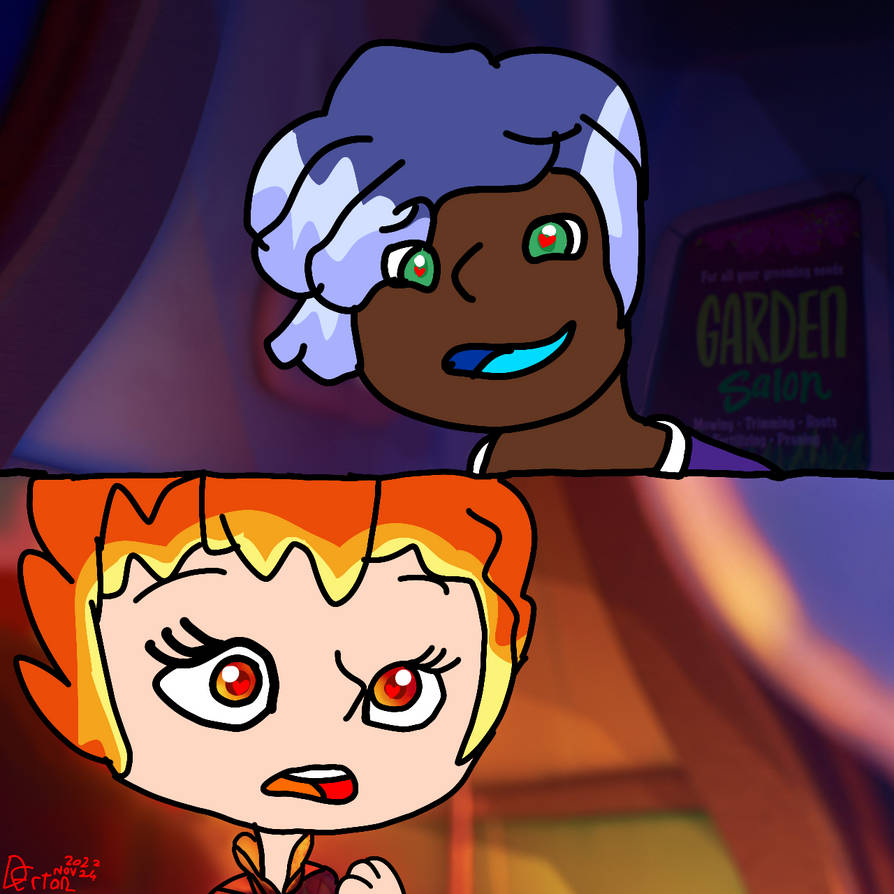 Wade and Ember (Human version) Elemental by Derincik on DeviantArt