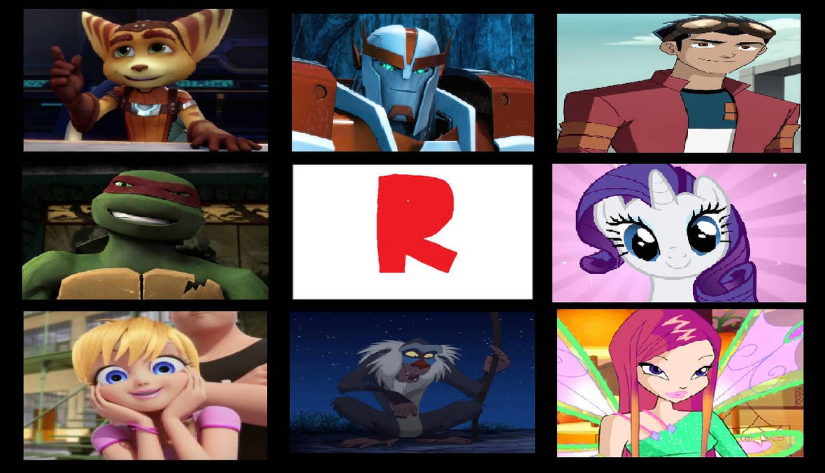 My Favorite Letter R Characters by Derincik on DeviantArt