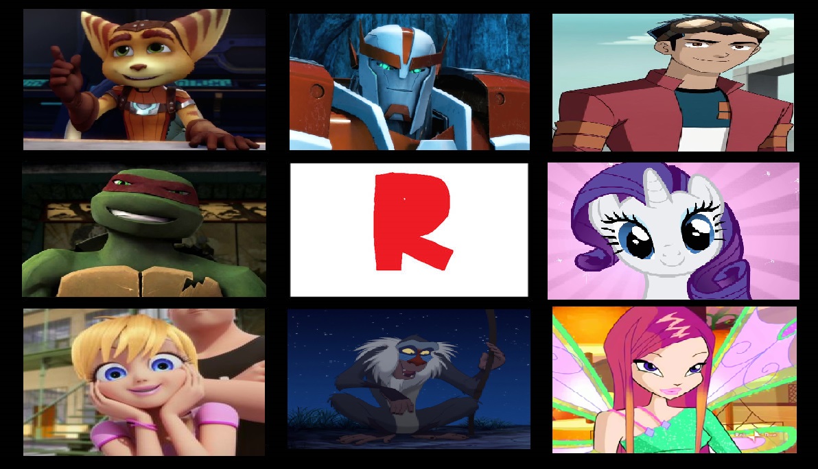 My Favorite Letter R Characters by Derincik on DeviantArt