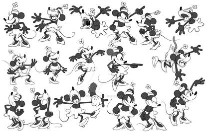 Vintage Minnie Sketches
