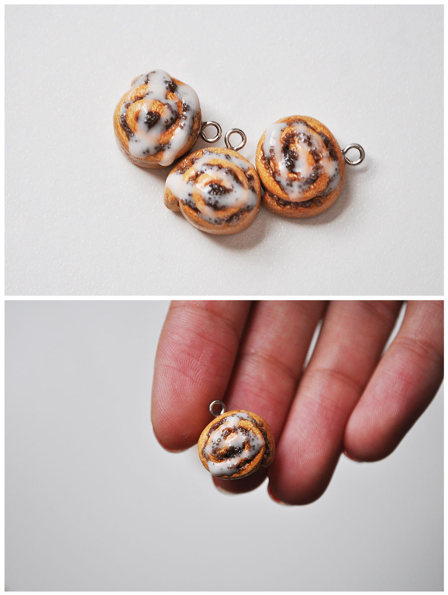 Cinnamon Roll Charms by eserenitia