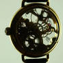 skeleton steampunk watch back