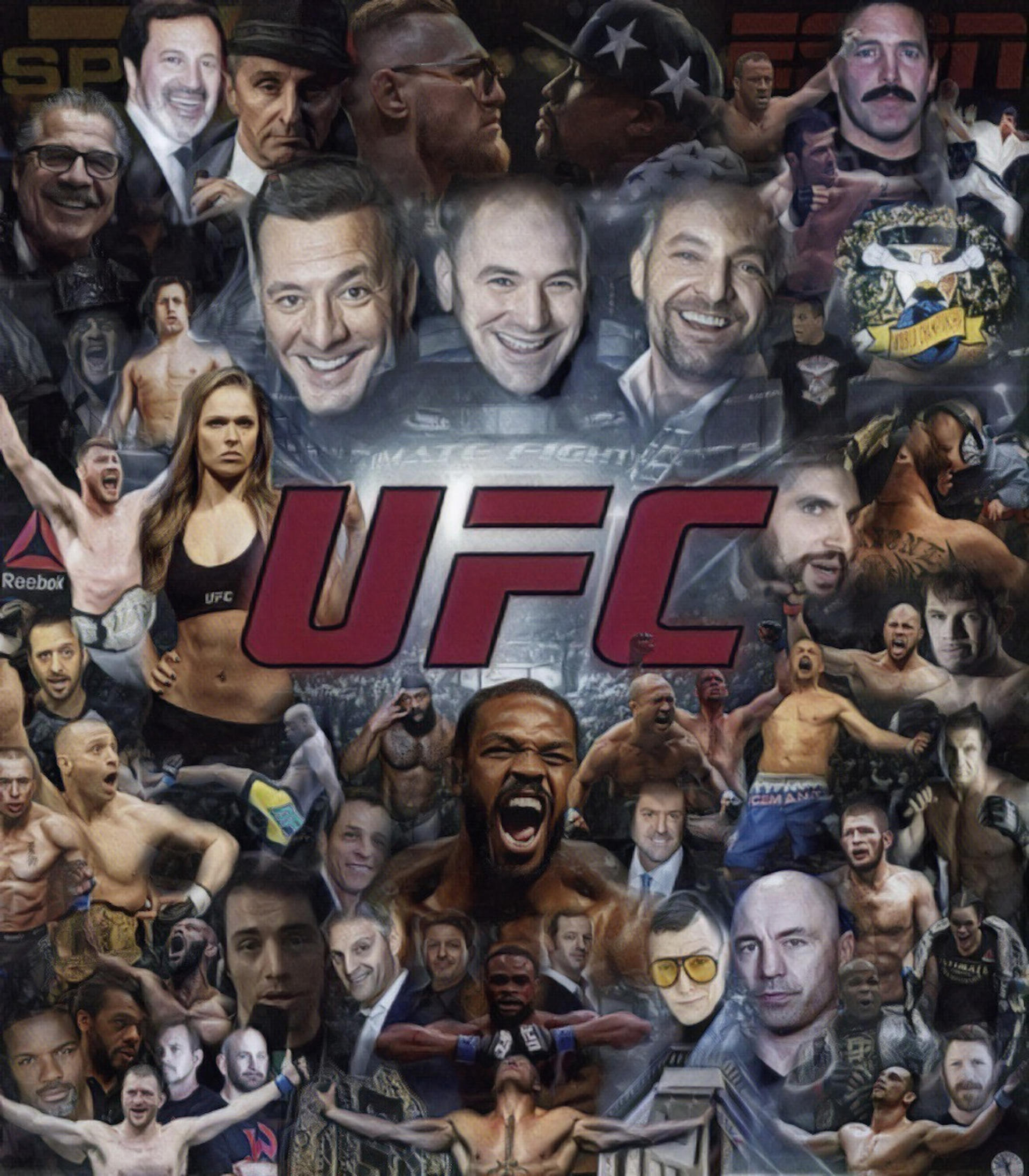 UFC Collage by m0bly on DeviantArt