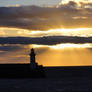 Whitehaven Harbour Sun Set