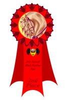 3rd Annual Feather Fest - 2nd Place Ribbon by Spotty001