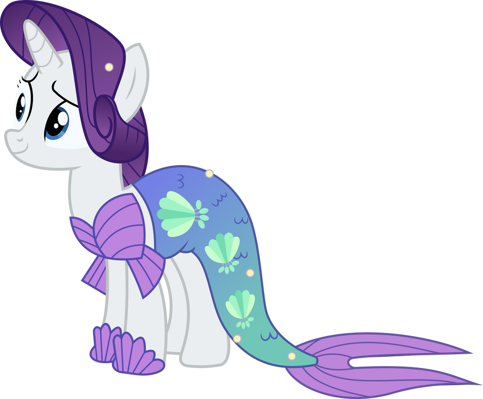 Rarity Mermaid by TimeLordOmega on DeviantArt