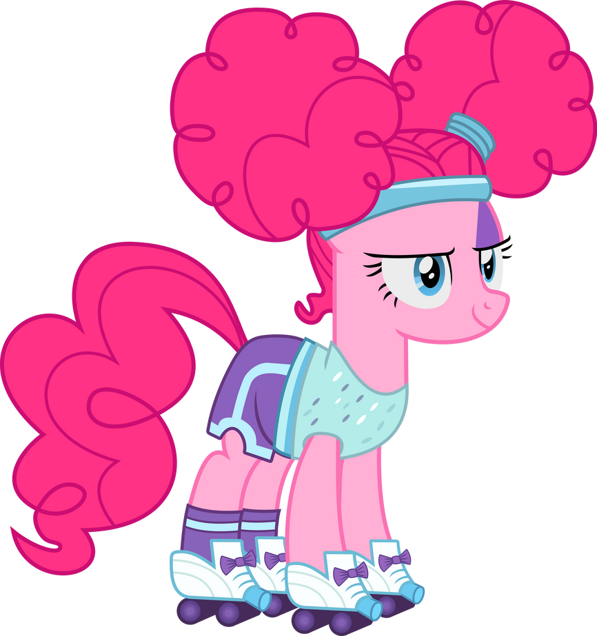 Pinkie Pie in roller skate Costume by TimeLordOmega