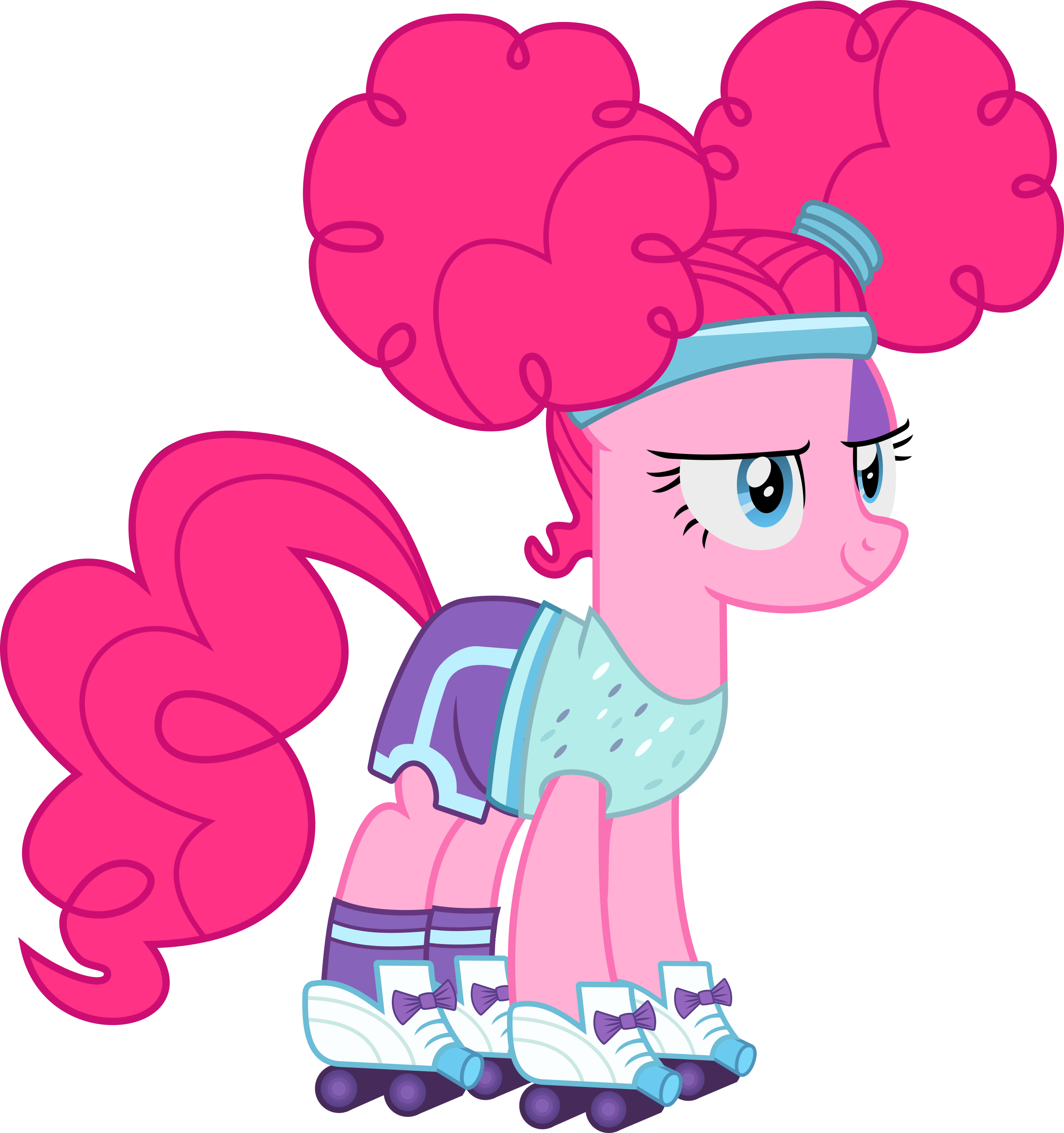 Pinkie Pie in roller skate Costume by TimeLordOmega