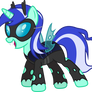 Filly in a Changeling Costume