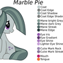 Marble Pie Coloring Guide