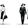 TG-Progression-silhouette-of-retro-vintage-couple-