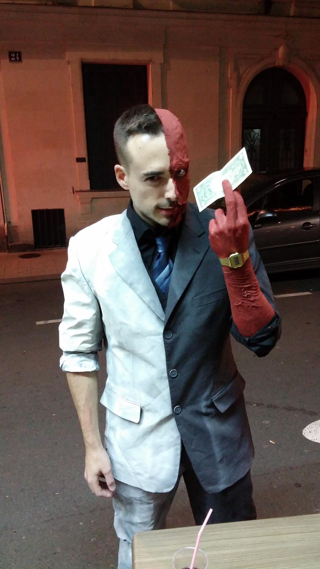 Two-face from Batman Arkham Knight cosplay by James--C on DeviantArt