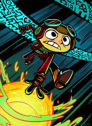 (Double Fine) Psychonauts Art Card