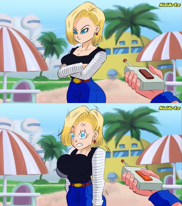 Android 18 Ruffle Game Switch on Android 18 by Saiyan13 on DeviantArt