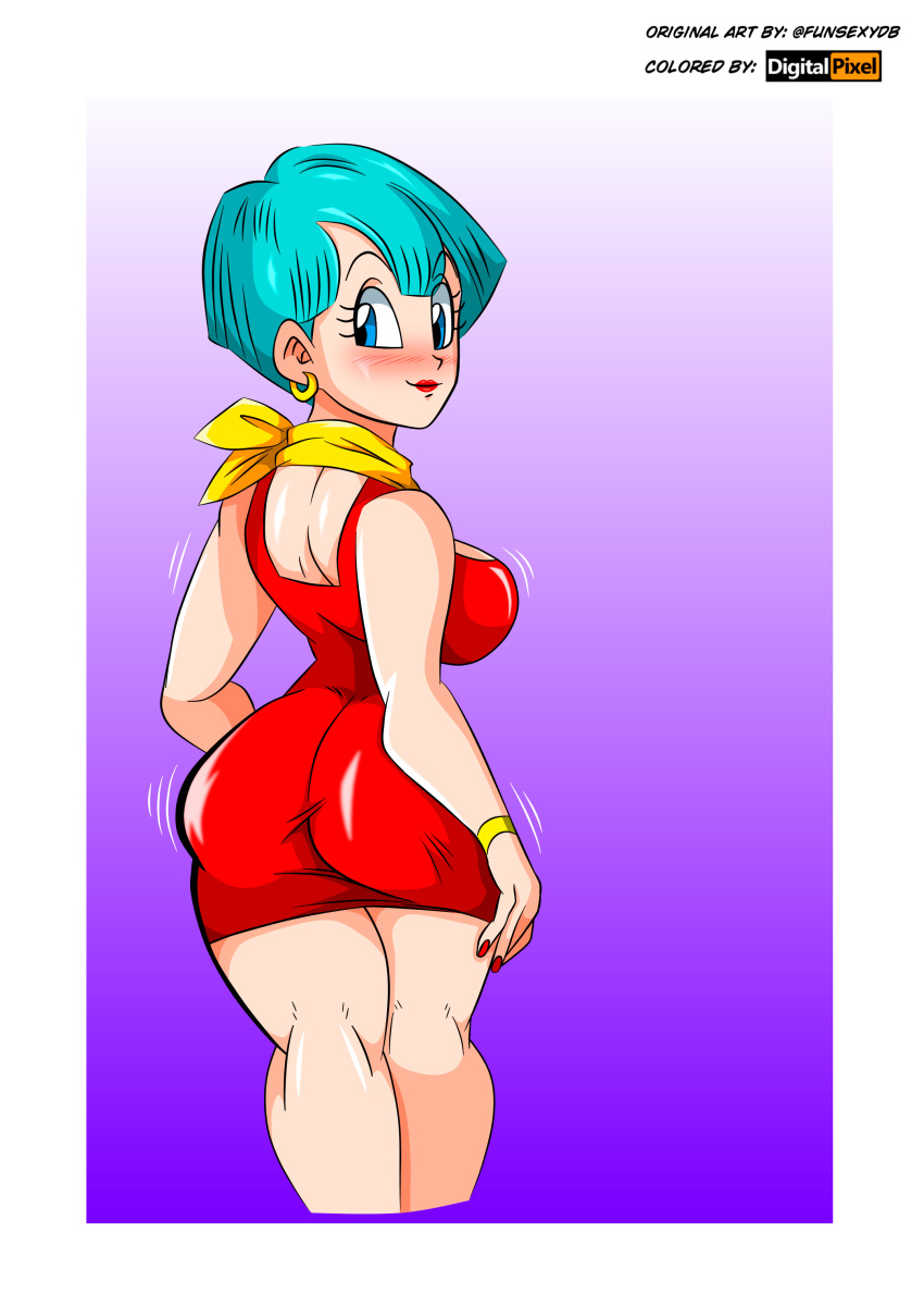 Beautiful Bulma Back View by Saiyan13 on DeviantArt Beautiful Bulma Back View by Saiyan13 on DeviantArt
