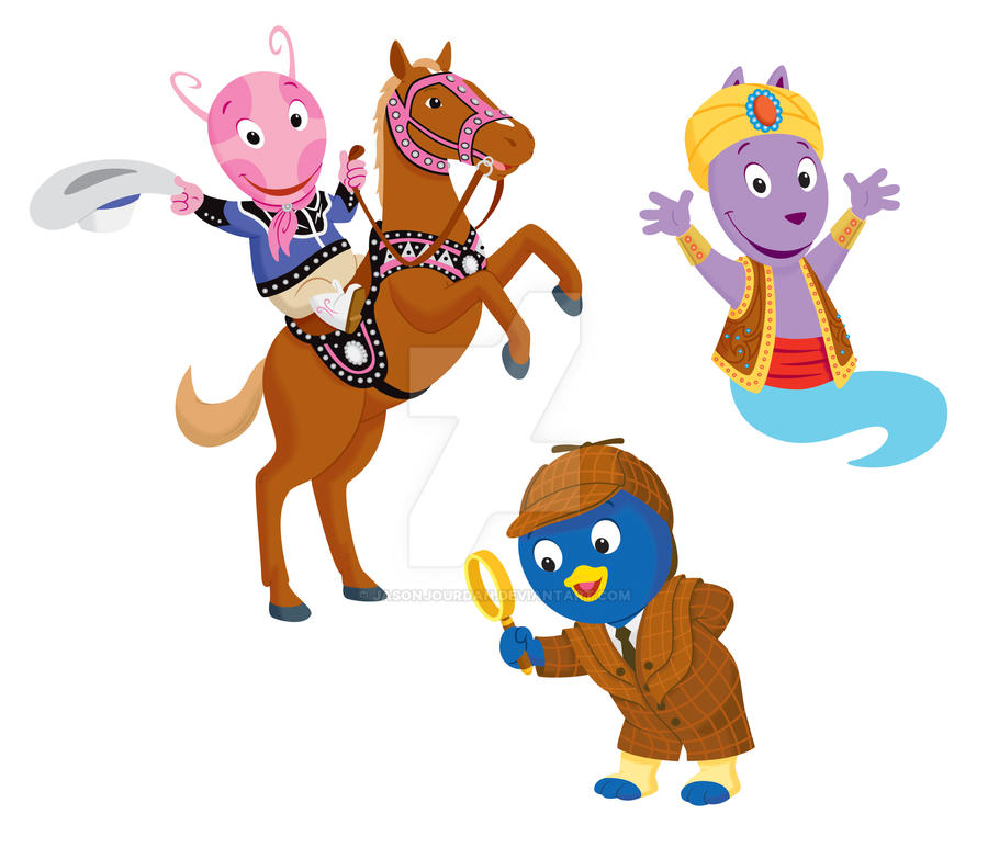 Backyardigans Extra Character Backyardigans Figures 1 by JasonJourdan on DeviantArt