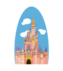 Disney Castle Vector Art