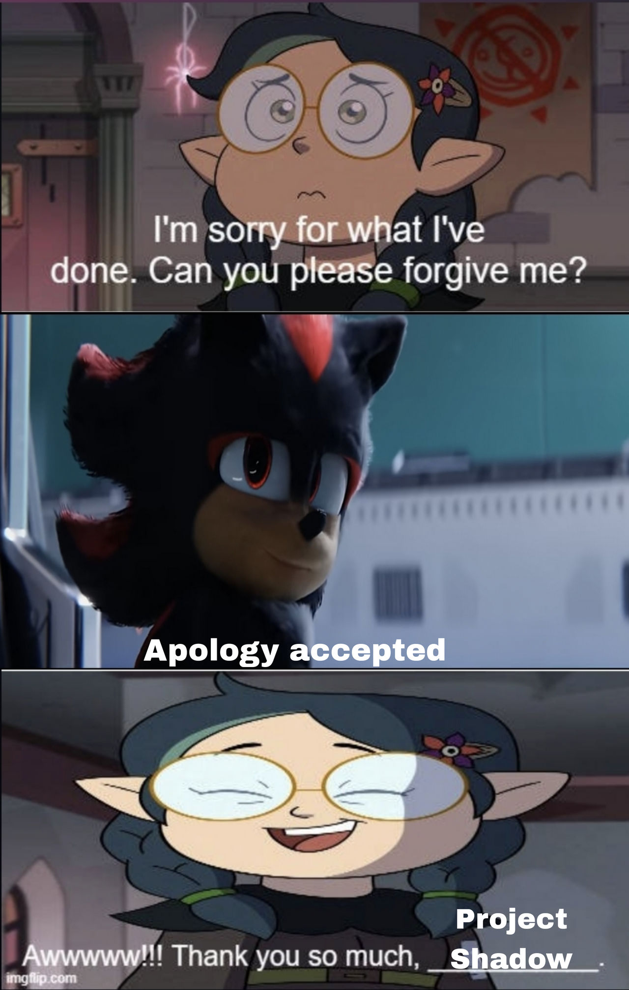 Project Shadow accepts Willow's apology by Bryandurate on DeviantArt