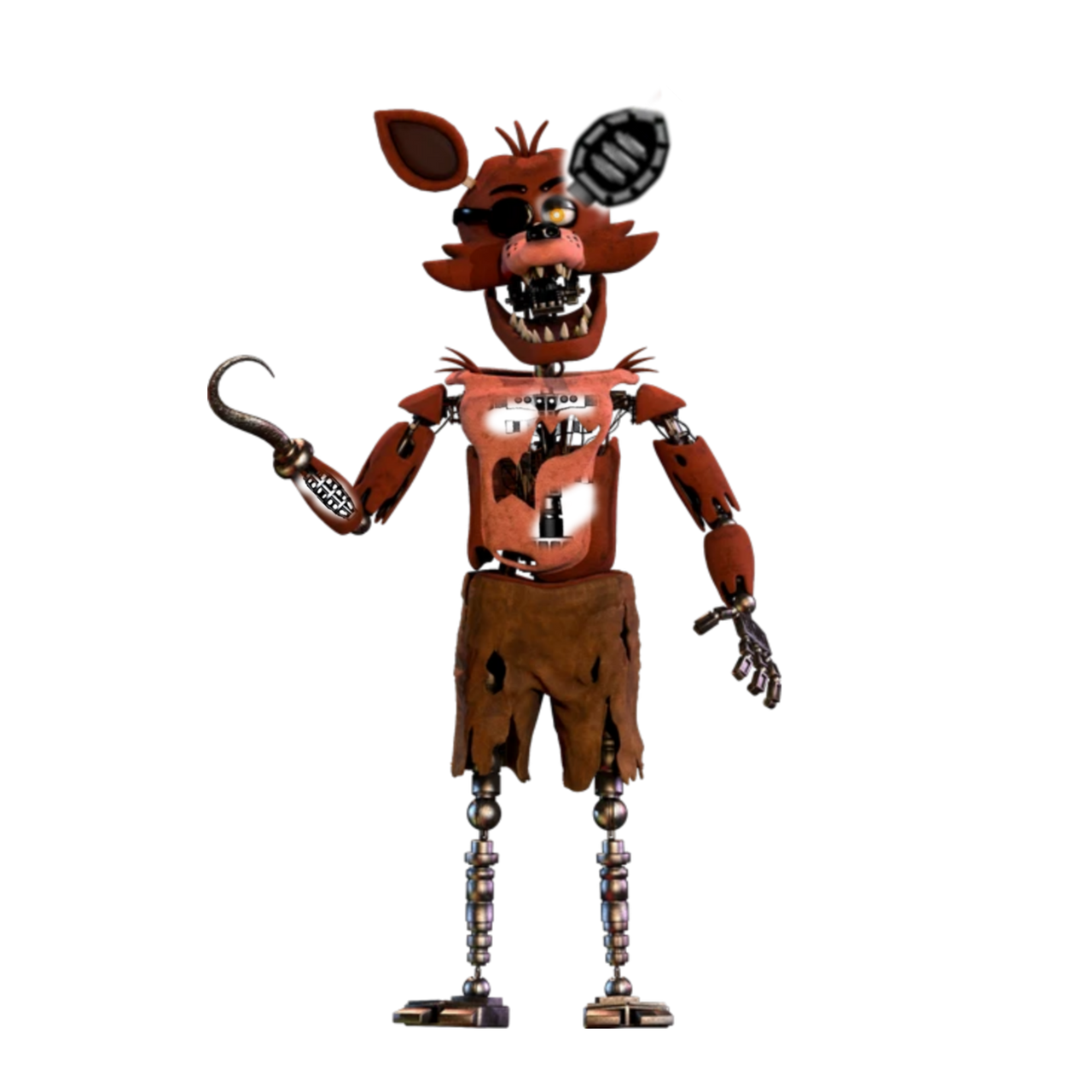 Redesign Withered Foxy by Bryandurate on DeviantArt