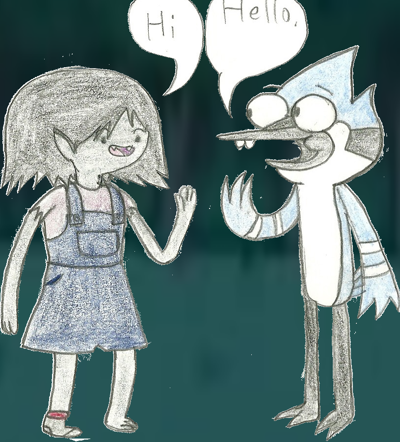 Young Mordecai and Marceline