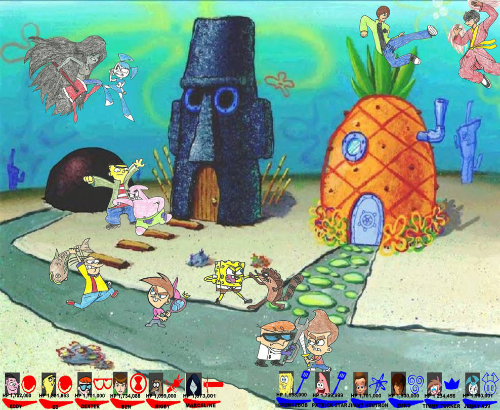 Cartoon Network vs Nickelodeon Team battle by ModernEddy01 on DeviantArt