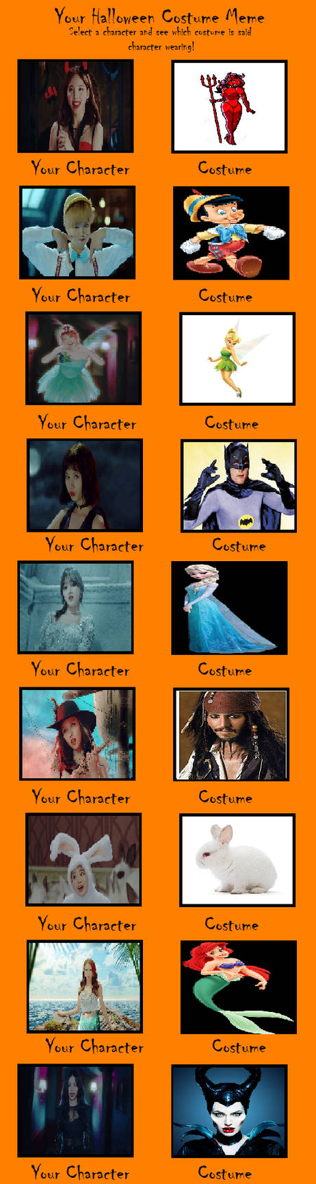 Your Halloween Costume Meme Twice Tt Version By Arwenthecutewolfgirl On Deviantart