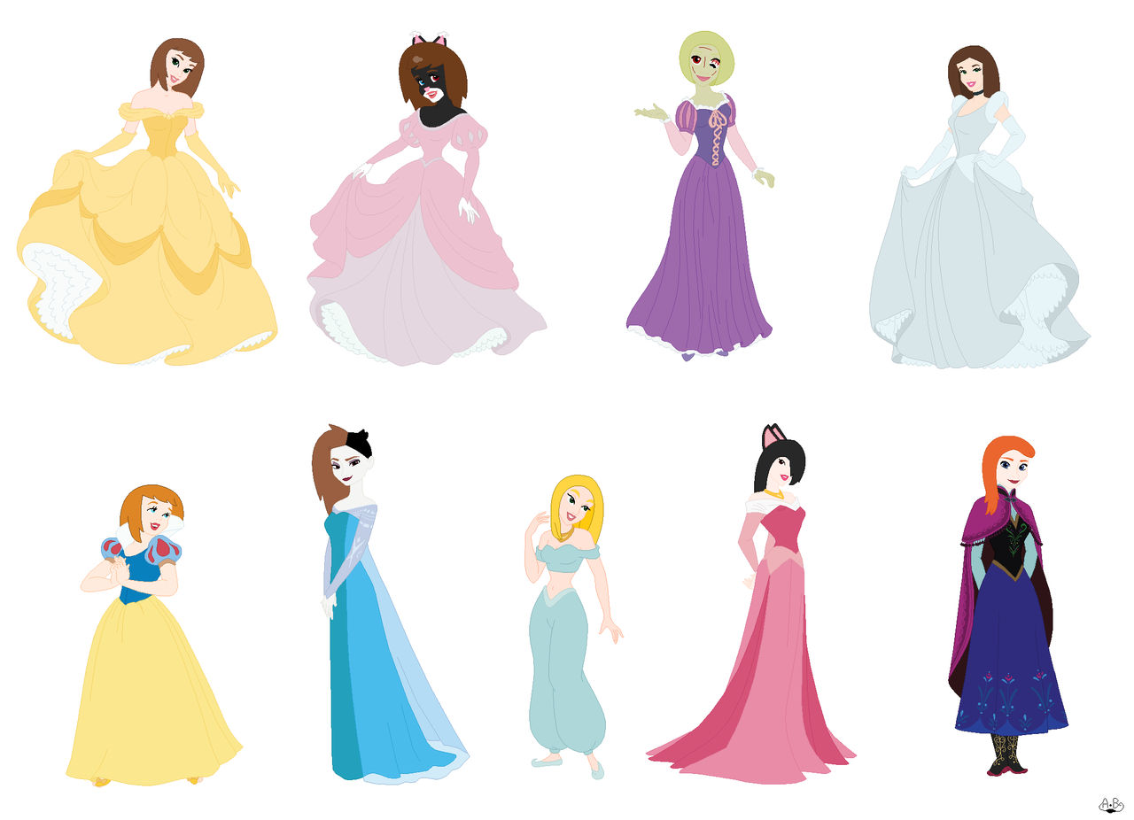 Me And My Girl Oc's As Disney Princesses by ArwenTheCuteWolfGirl on ...