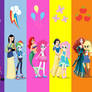 Mane 7 And The Disney Princesses On My Opinion