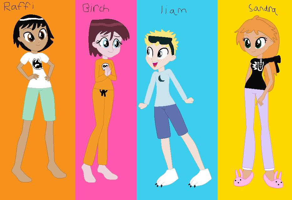 My Life Me Characters In Pajamas by ArwenTheCuteWolfGirl on DeviantArt