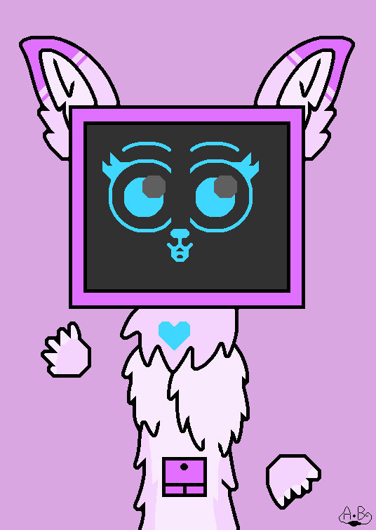 (Gift) Computer Wolf by ArwenTheCuteWolfGirl on DeviantArt