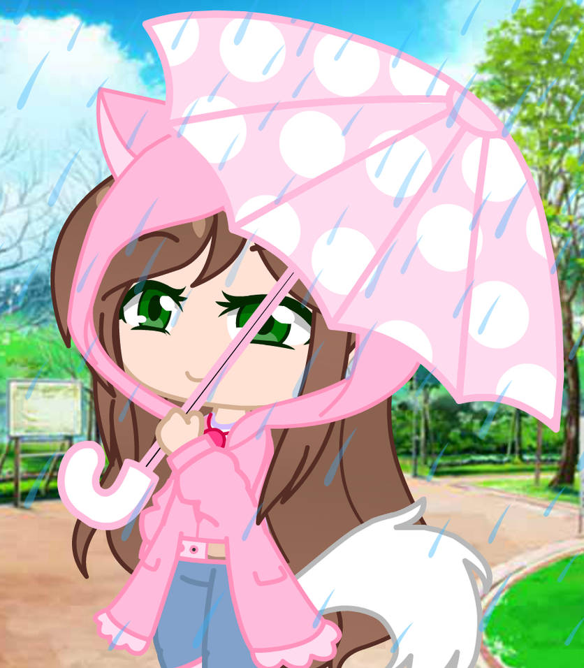 Gacha Raining Gif Me In The Rain (Gacha Club) by ArwenTheCuteWolfGirl on DeviantArt