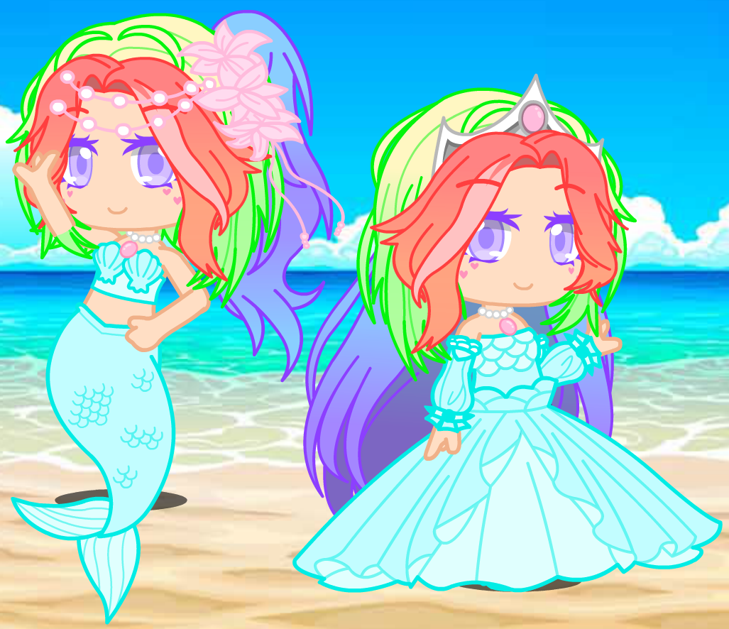 my gacha club mermaids of the Atlantic ocean oc s : r/mermaid