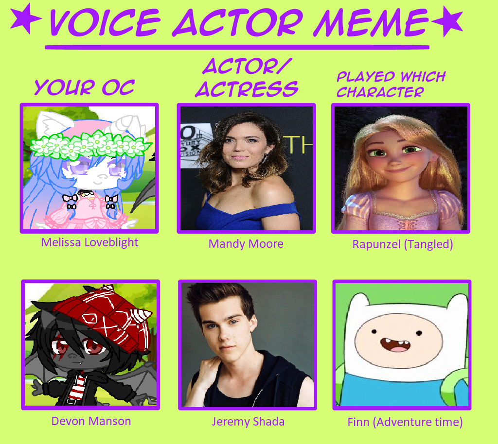 Melissa And Devon's Voice Actors by ArwenTheCuteWolfGirl on DeviantArt